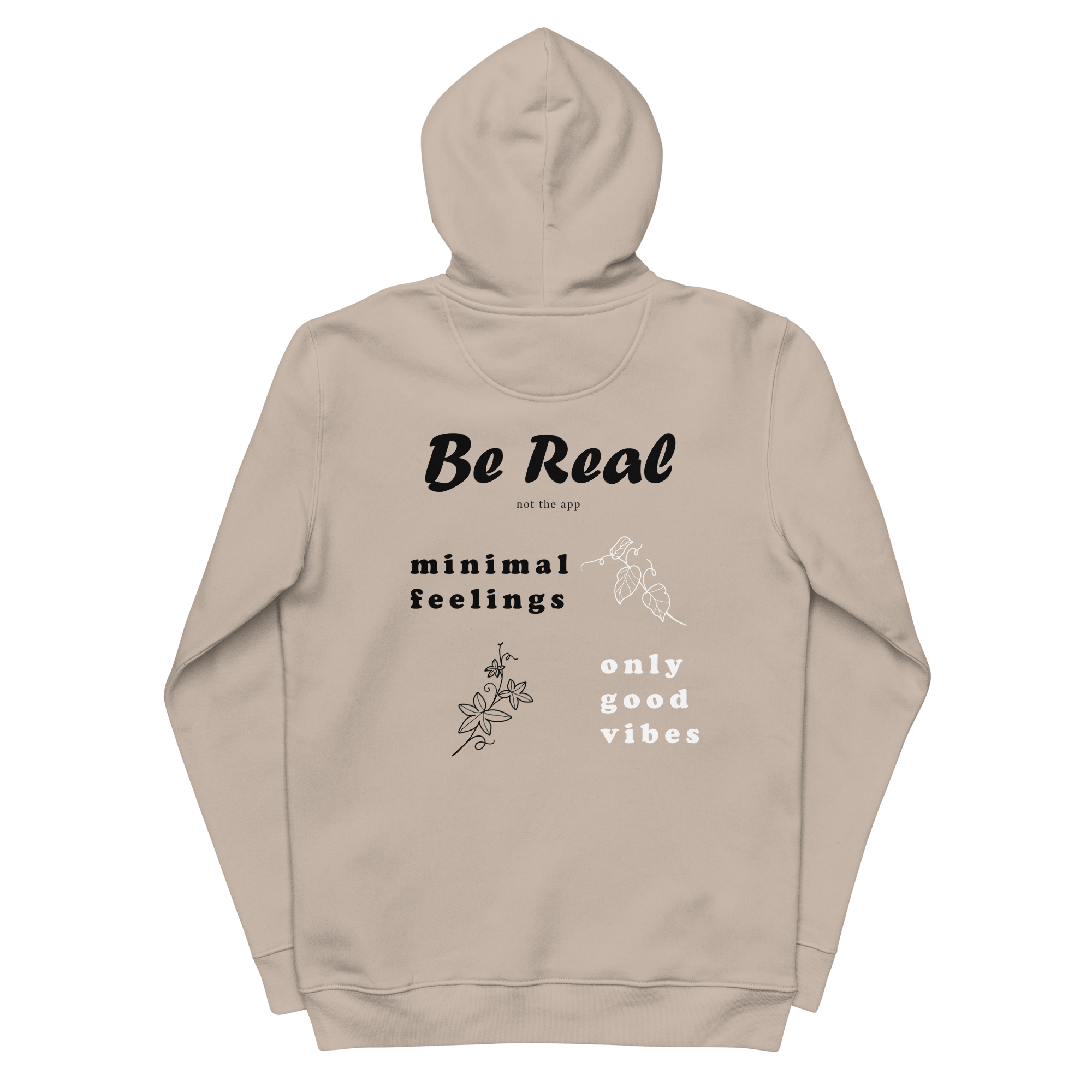 Sudadera Premium Be Real (not the app) Original Beige