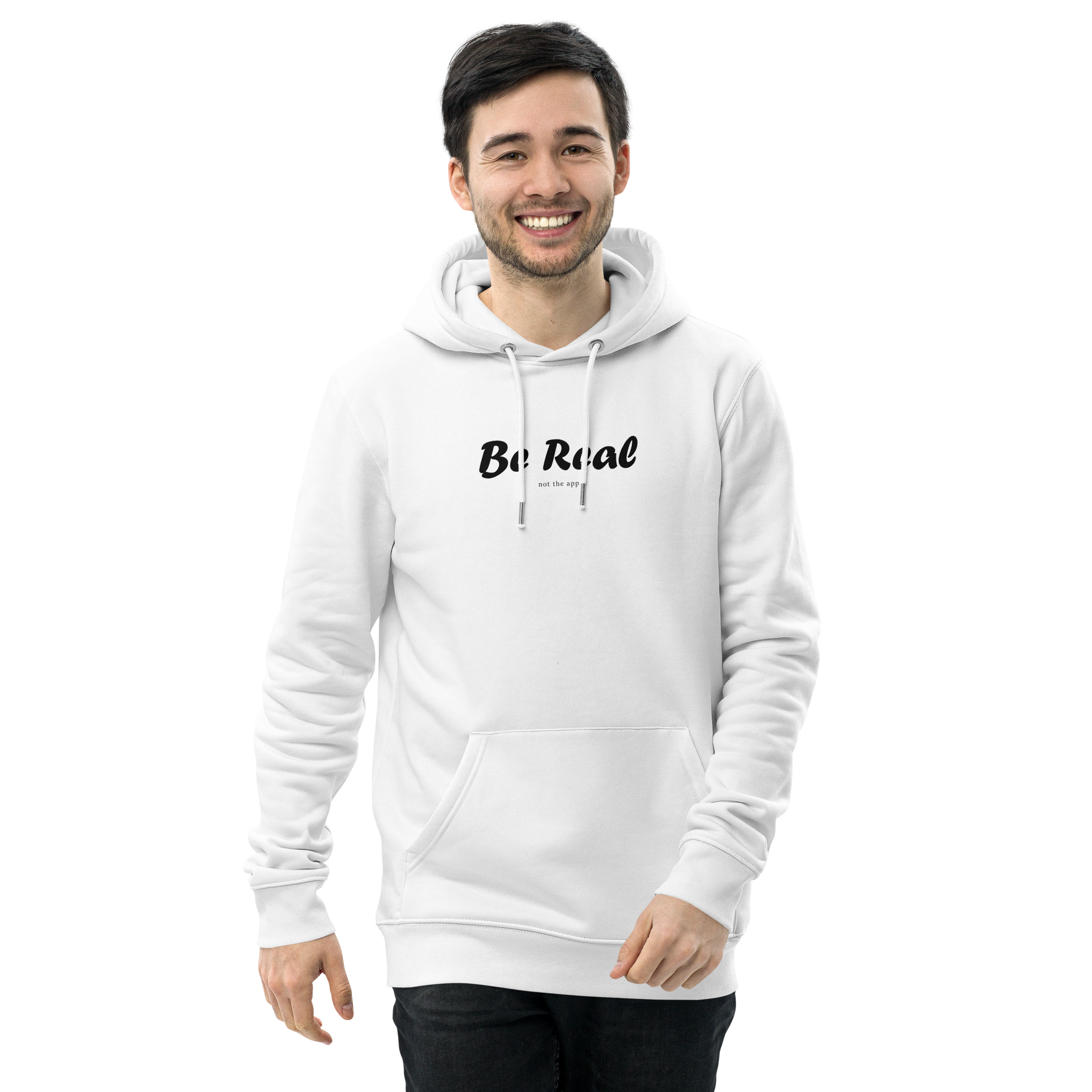 Sudadera Be Real (not the app) Blanca