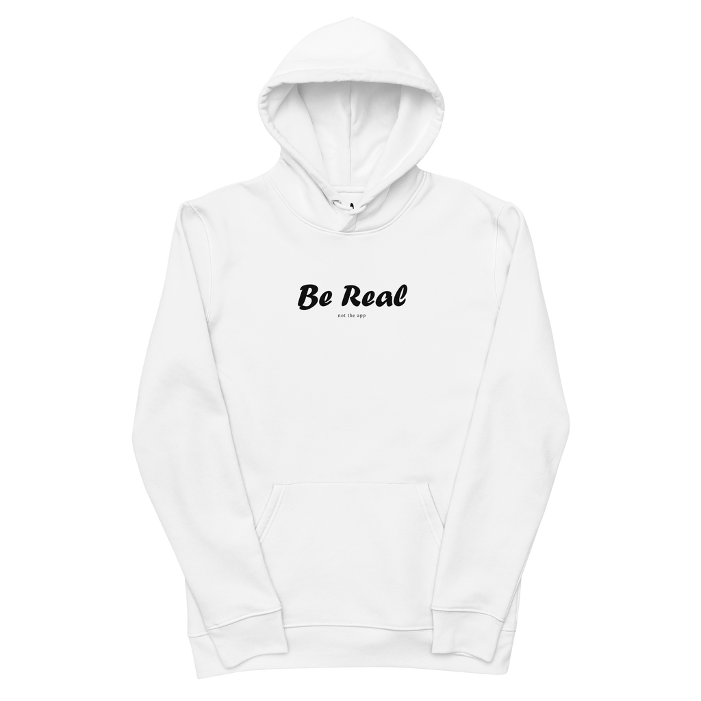 Sudadera Be Real (not the app) Blanca