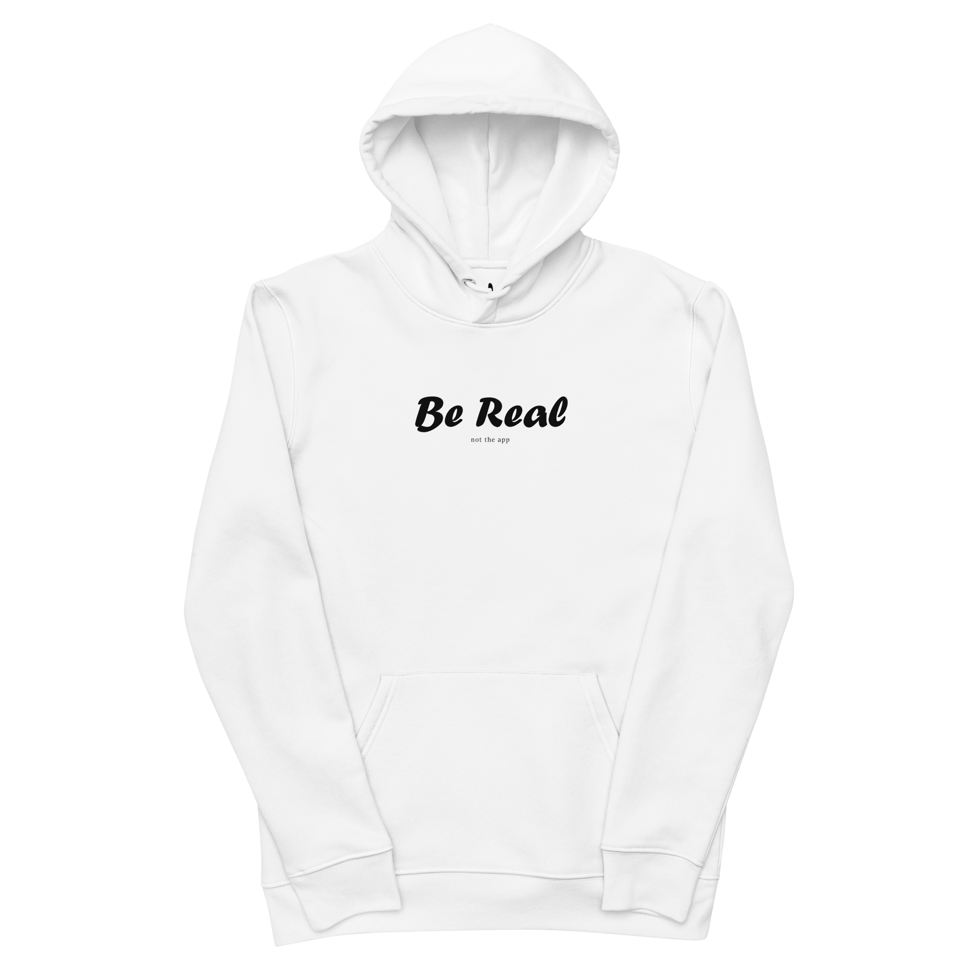 Sudadera Be Real (not the app) Blanca