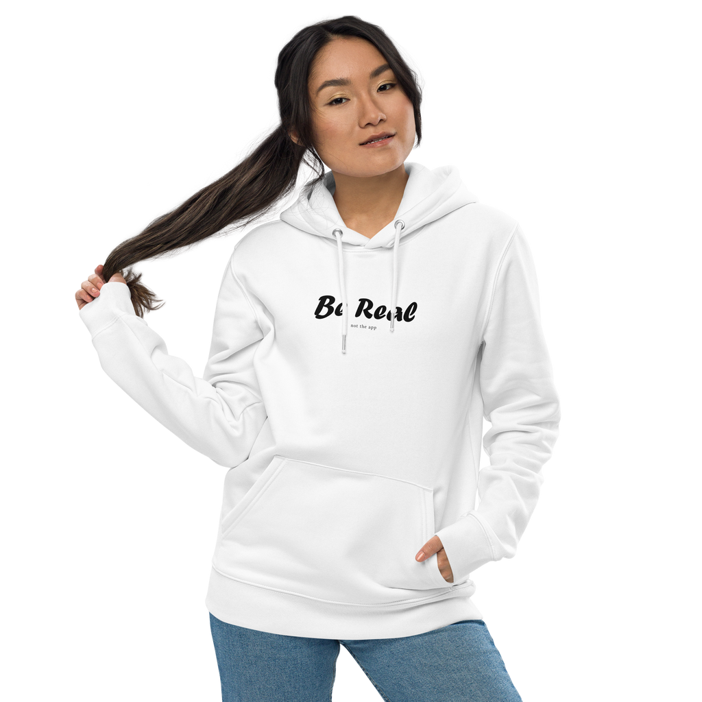 Sudadera Be Real (not the app) Blanca
